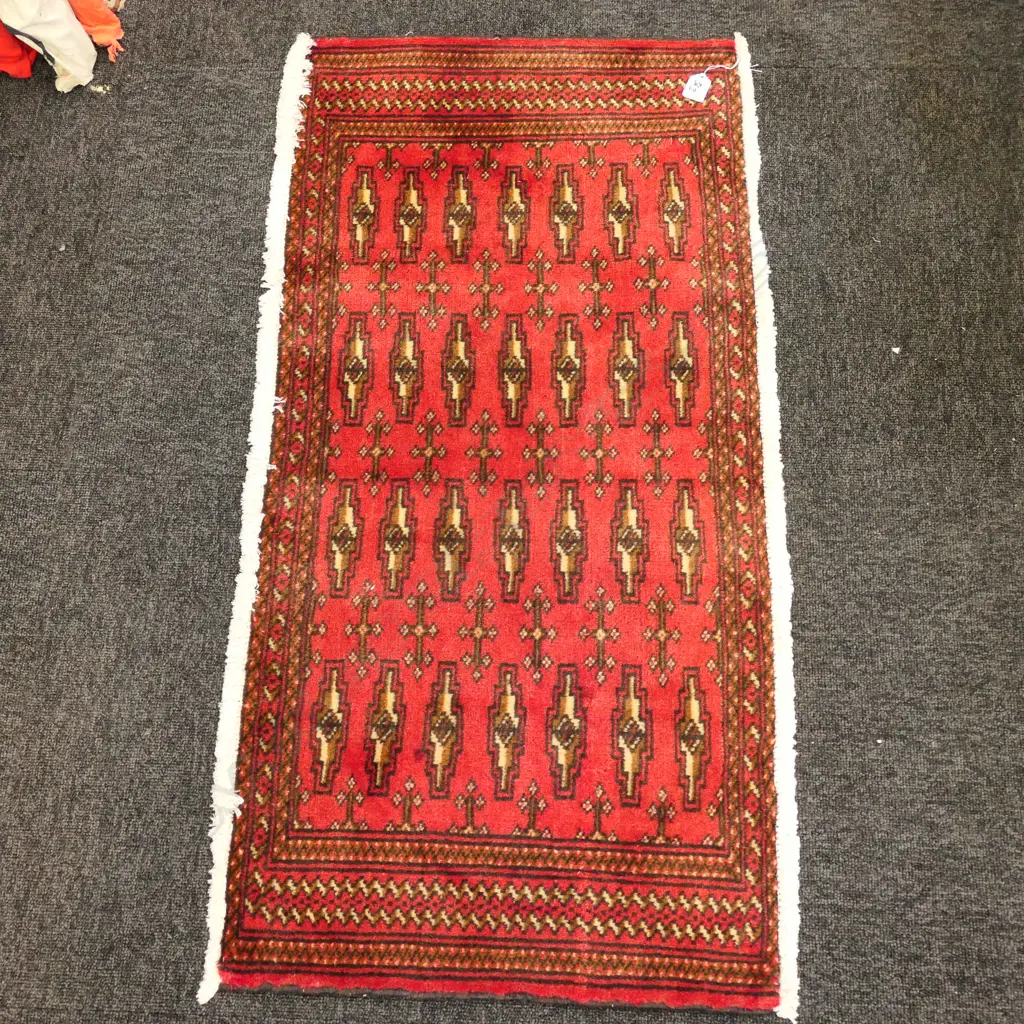 TURKOMAN PERSIAN RUG 102 X 49mm. 77M Image 1++