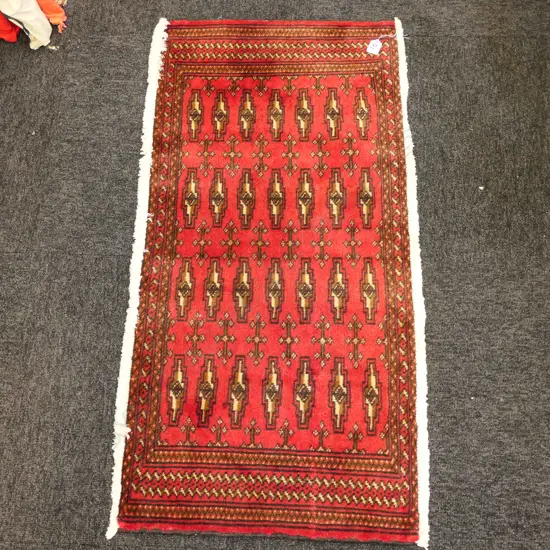 TURKOMAN PERSIAN RUG 102 X 49mm. 77M