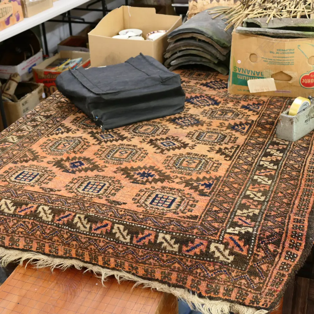 HAND WOVEN ALL WOOL RUG 1140 X 1800MM  Image 1++