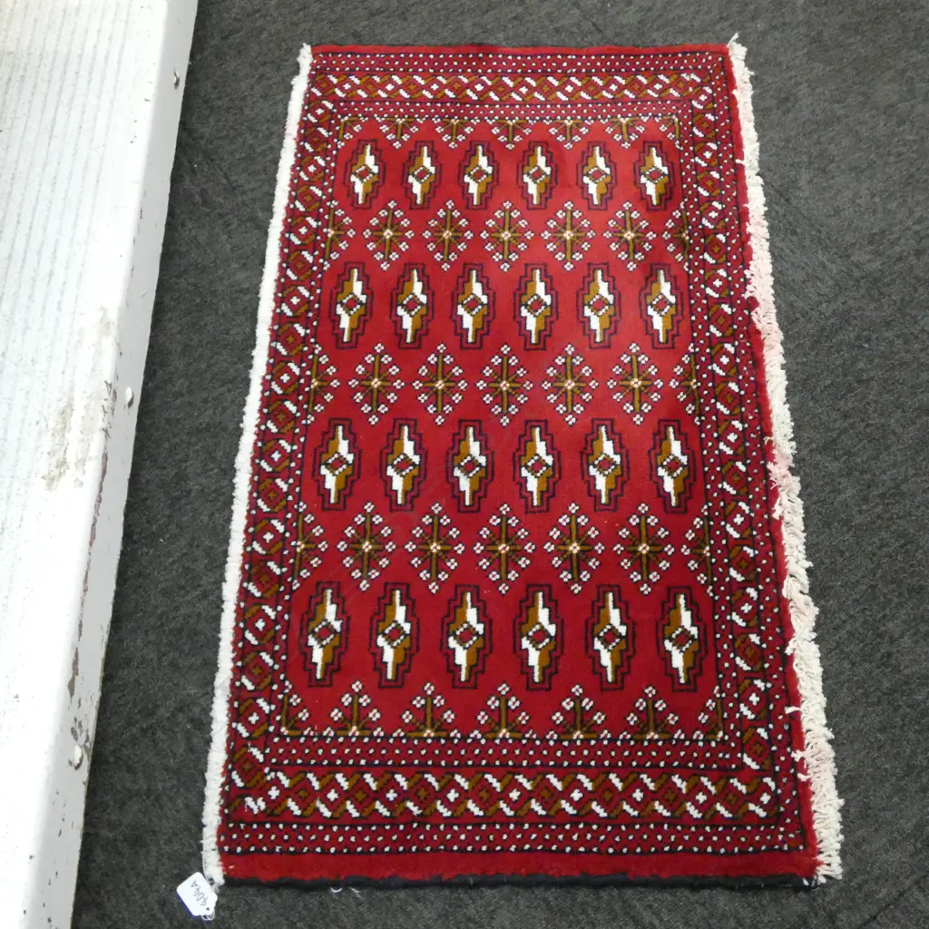 TURKOMAN PERSIAN RUG 102 X 52mm. 91A Image 1++