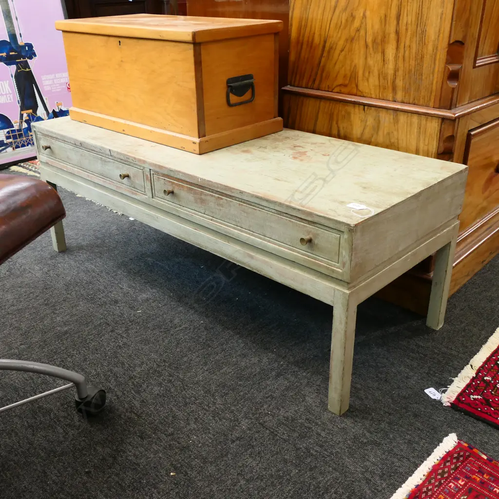 SHABBY CHIC MID CENTURY COFFEE TABLE 1170MM L Image 1++