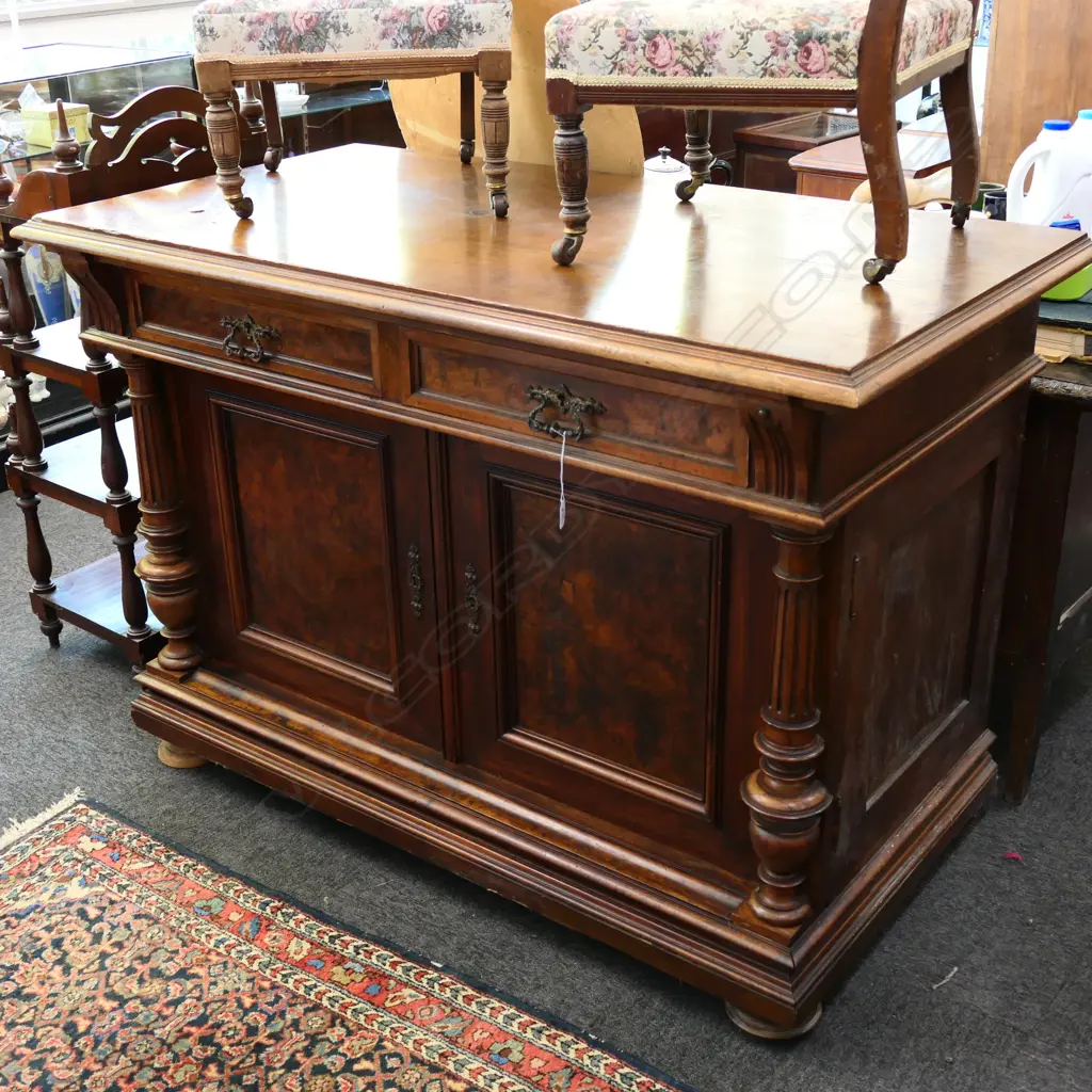CONTENENTIAL 19TH CENT. SIDEBOARD FOOT AF 1440MM W 750MM D 1000MM H Image 1++