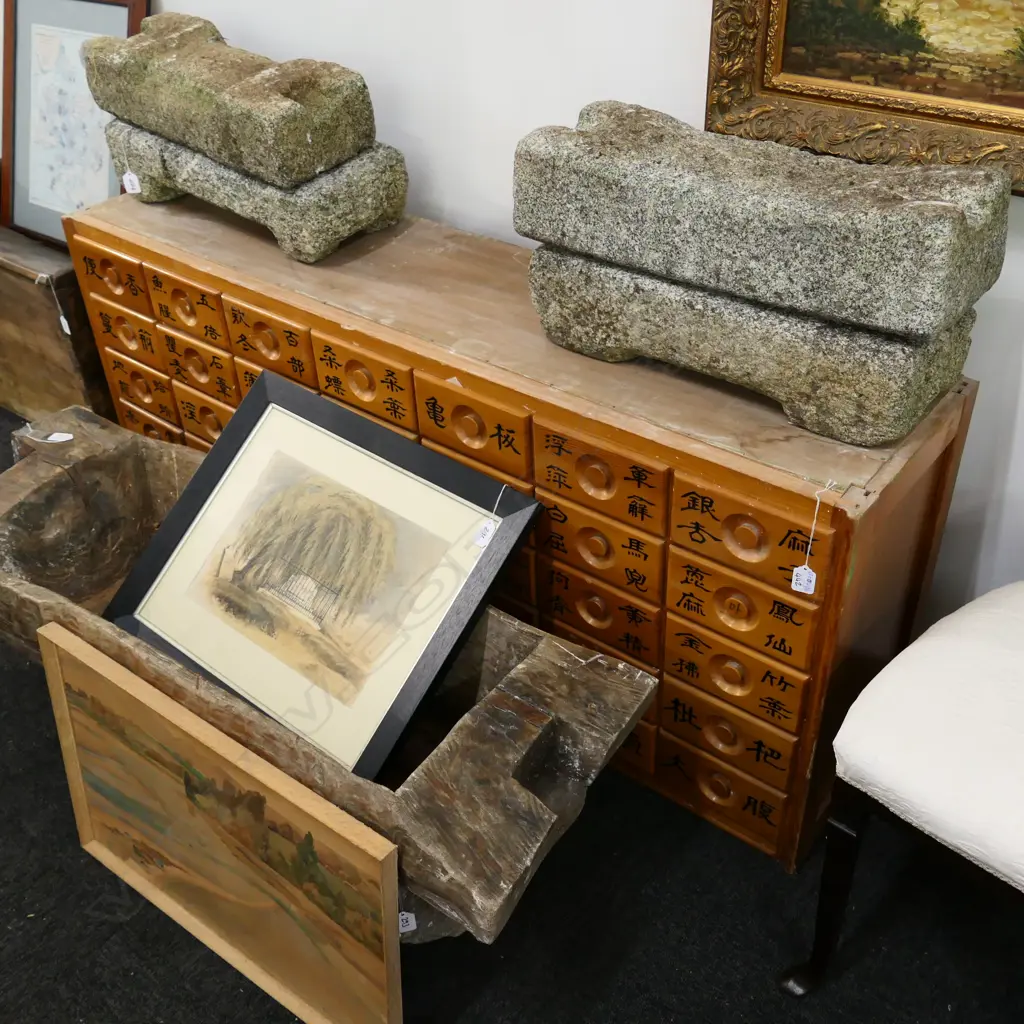 ORIENTAL MEDICINE CABINET L 1430 MM Image 1++