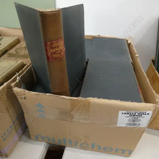 BOX LOT WINDSOR MAGAZINE BOUND EDITIONS C. 1900