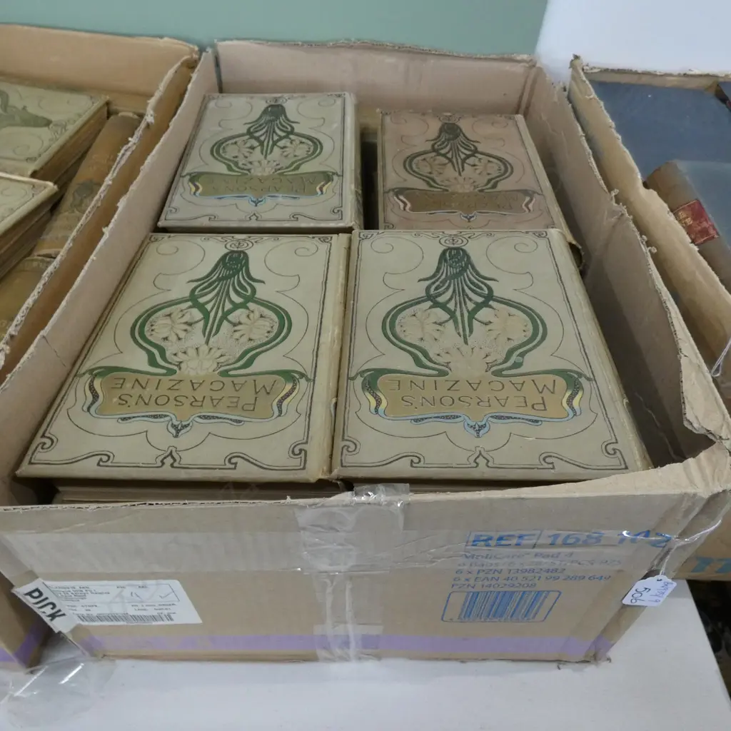 BOX LOT PEARSON'S MAGAZINES C. 1900 Image 1++