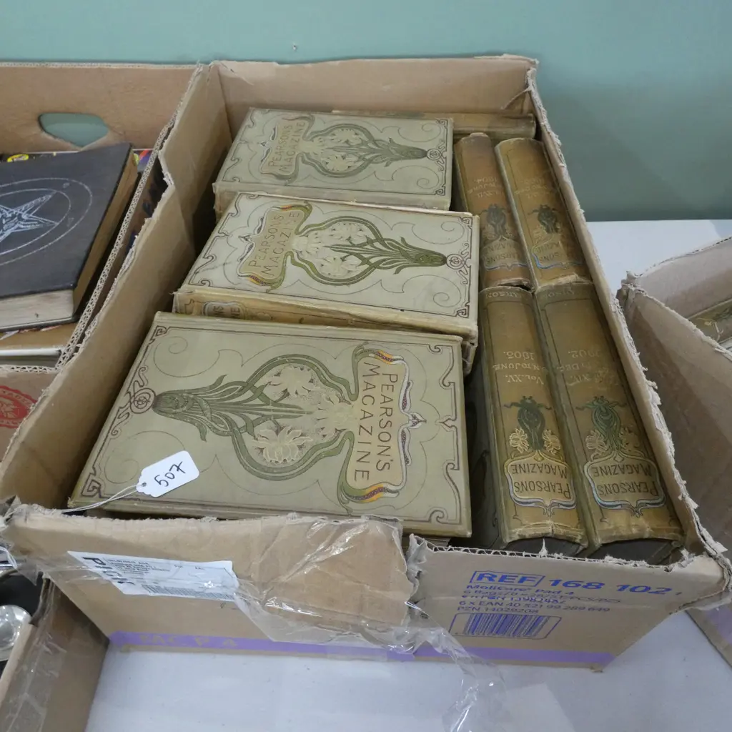 BOX LOT PEARSON'S MAGAZINES C. 1900 Image 1++