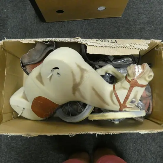 VINTAGE RIDE ON HORSE (DISMANTLED)