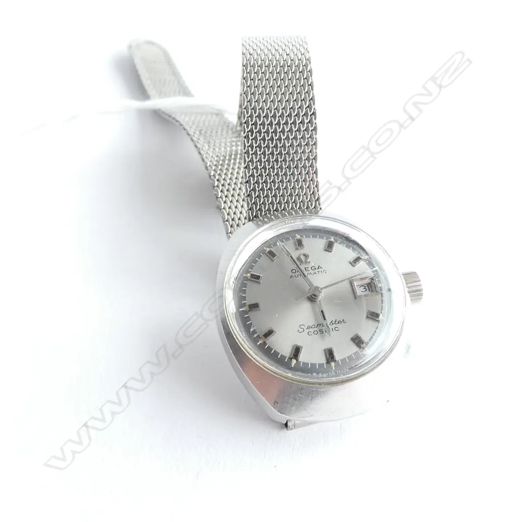 (19496) LADIES VINTAGE OMEGA 'COSMIC' S/STEEL WRIST WATCH Image 1++
