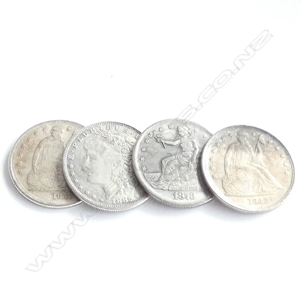 (0033) 4 USA COINS PROBABLY FAKE Image 1++