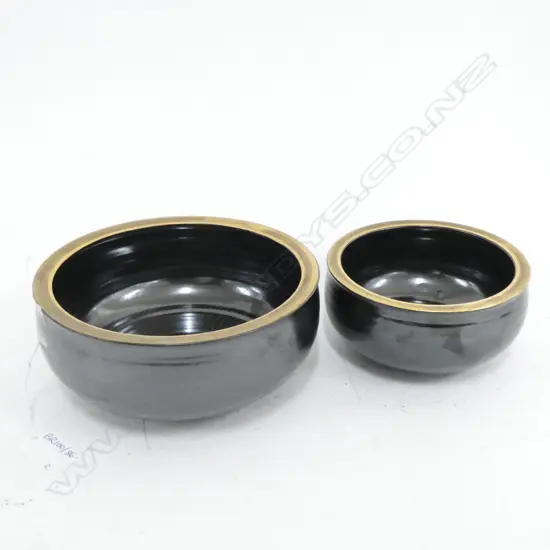 2 JOHN PARKER BOWLS LARGEST 170mm dia