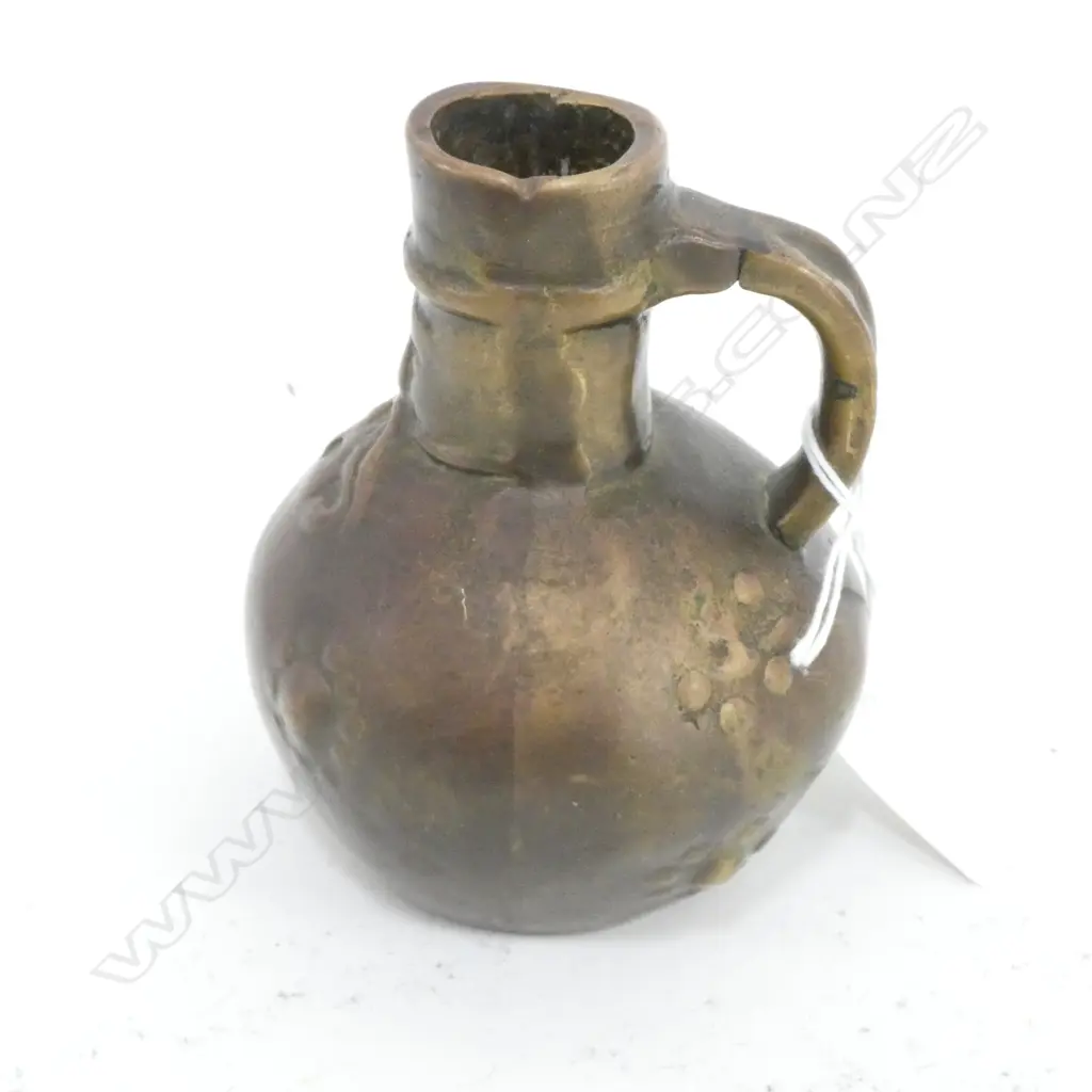 19thC? GERMAN BRONZE BELLARMINE H.110mm Image 1++