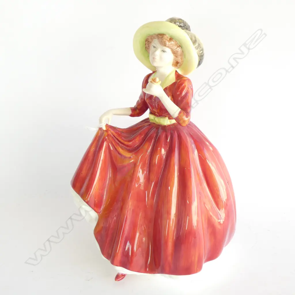 R/DOULTON FIGURINE 'A SINGLE RED ROSE' HN3376 H.210mm Image 1++
