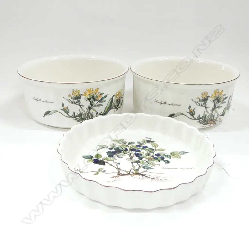 PR VILLEROY & BOCH BOTANICA OVEN TO TABLE WARE DISHES (200X 95MM) & QUICHE DISH (DIA 210MM) Image 1++
