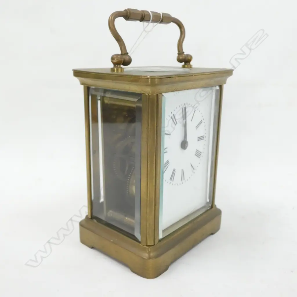 SMALL FRENCH CARRIAGE CLOCK H105MM Image 1++