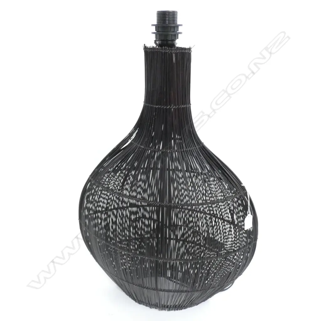 CONTEMPORARY BLACK CANE LAMP H.740mm Image 1++