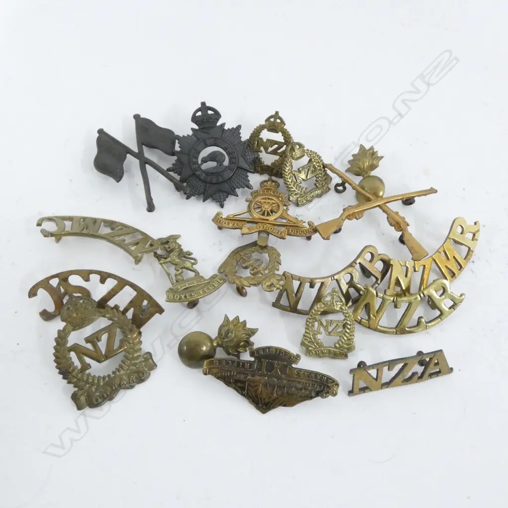 BAG ASST. NZ WAR BADGES ETC Image 1++