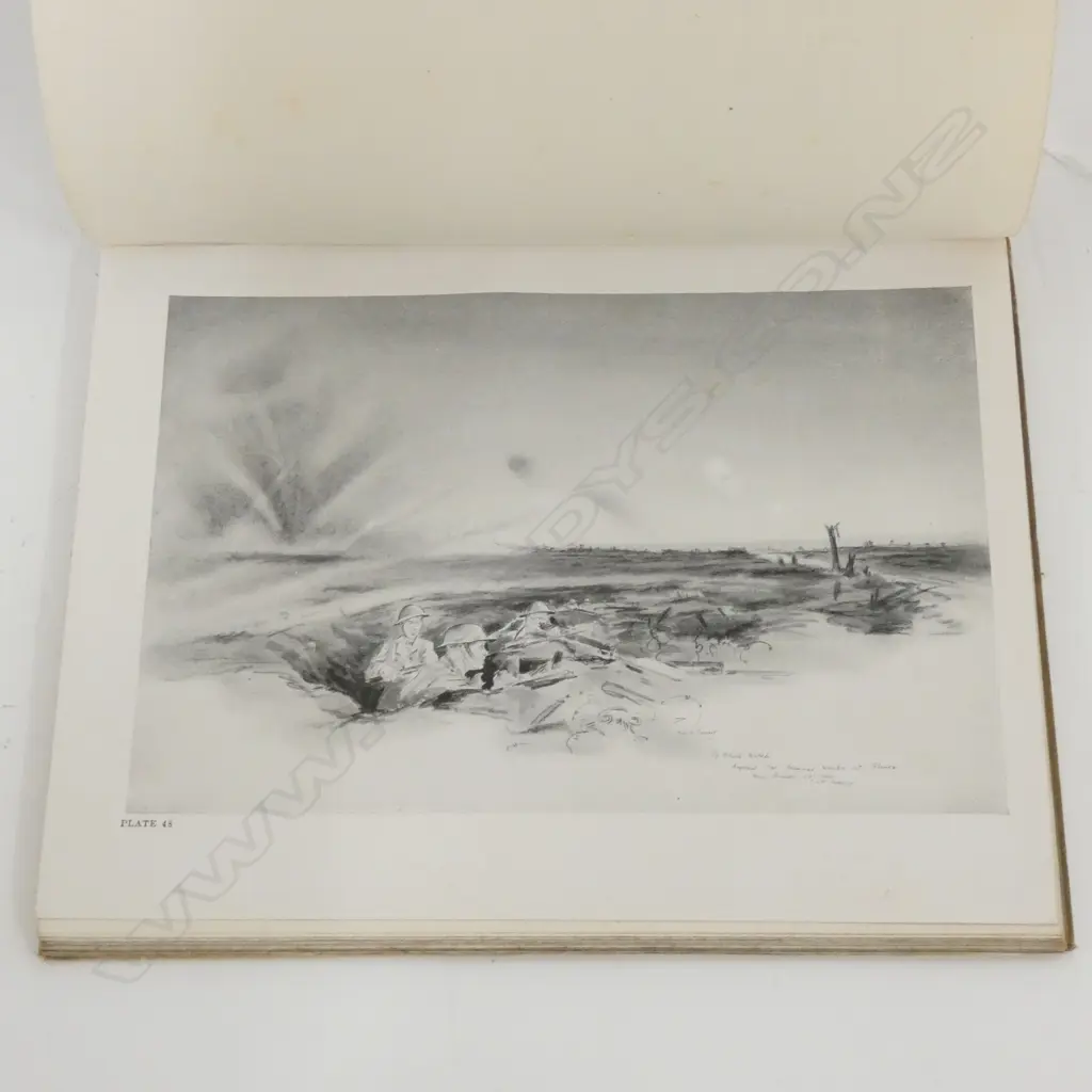 1 VOL. THE 51st DIVISION WAR SKETCHES BY FRE A. FARRELL 1st EDITION c.1920 Image 1++