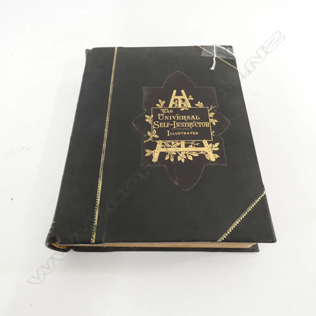ANTIQUE BOOK: 'THE UNIVERSAL SELF-INSTRUCTOR' C.1880 Image 1++