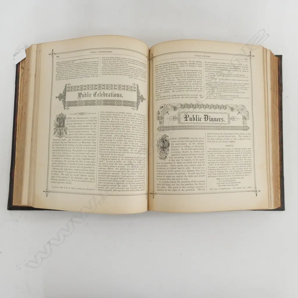 ANTIQUE BOOK: 'THE UNIVERSAL SELF-INSTRUCTOR' C.1880 Image 1++