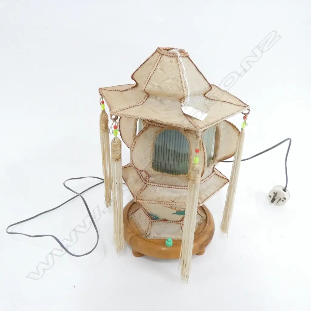 ELECTRIC ORIENTAL STYLE LAMP WITH INTERNAL MOVEMENT H 370 MM Image 1++