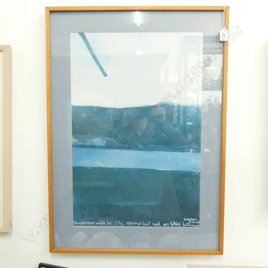 COLIN MCCAHON PRINT 'TOMORROW WILL BE THE SAME...' 595x390mm