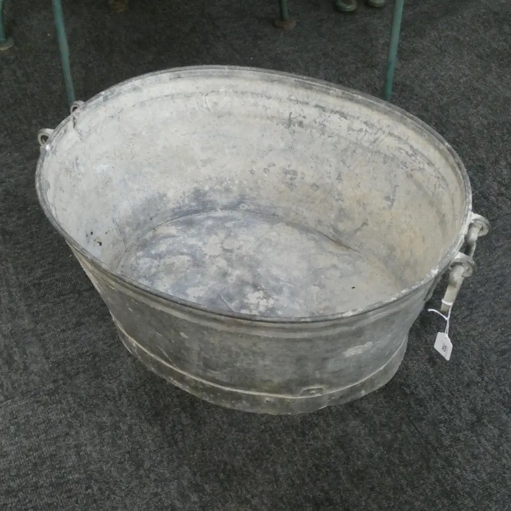 LARGE RUSTIC CHAMPAGNE & DRINKS BUCKET W.500mm Image 1++