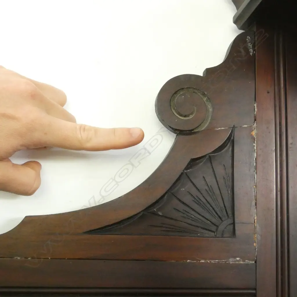 EDWARDIAN MIRROR BACK CHIFFONIER... Image 1++