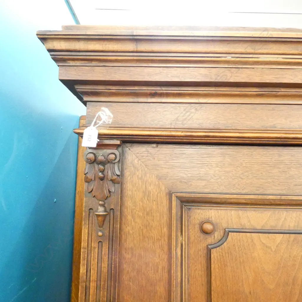 WALNUT FRENCH ARMOIRE... Image 1++