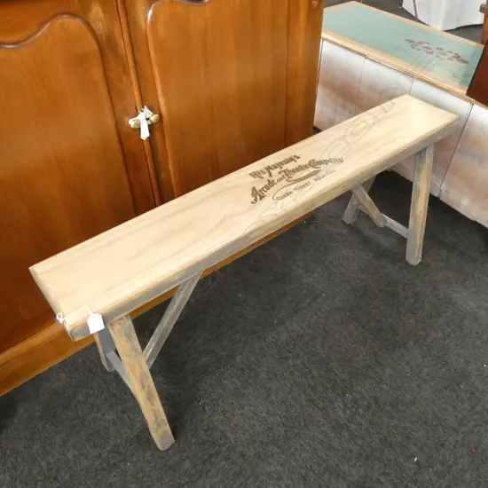 WOODEN STOOL L. 1150MM