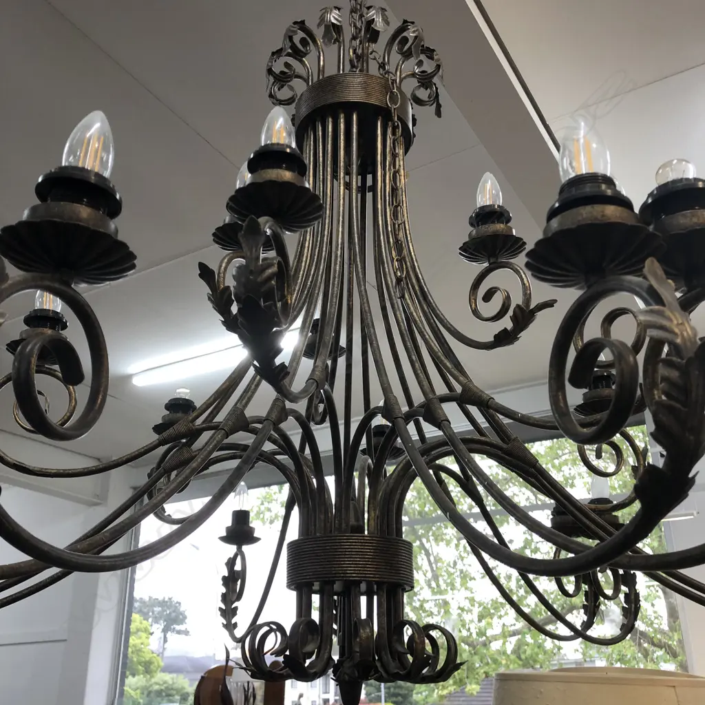 LGE METAL CHANDELIER MULTI BRANCH 21 LIGHT Image 1++