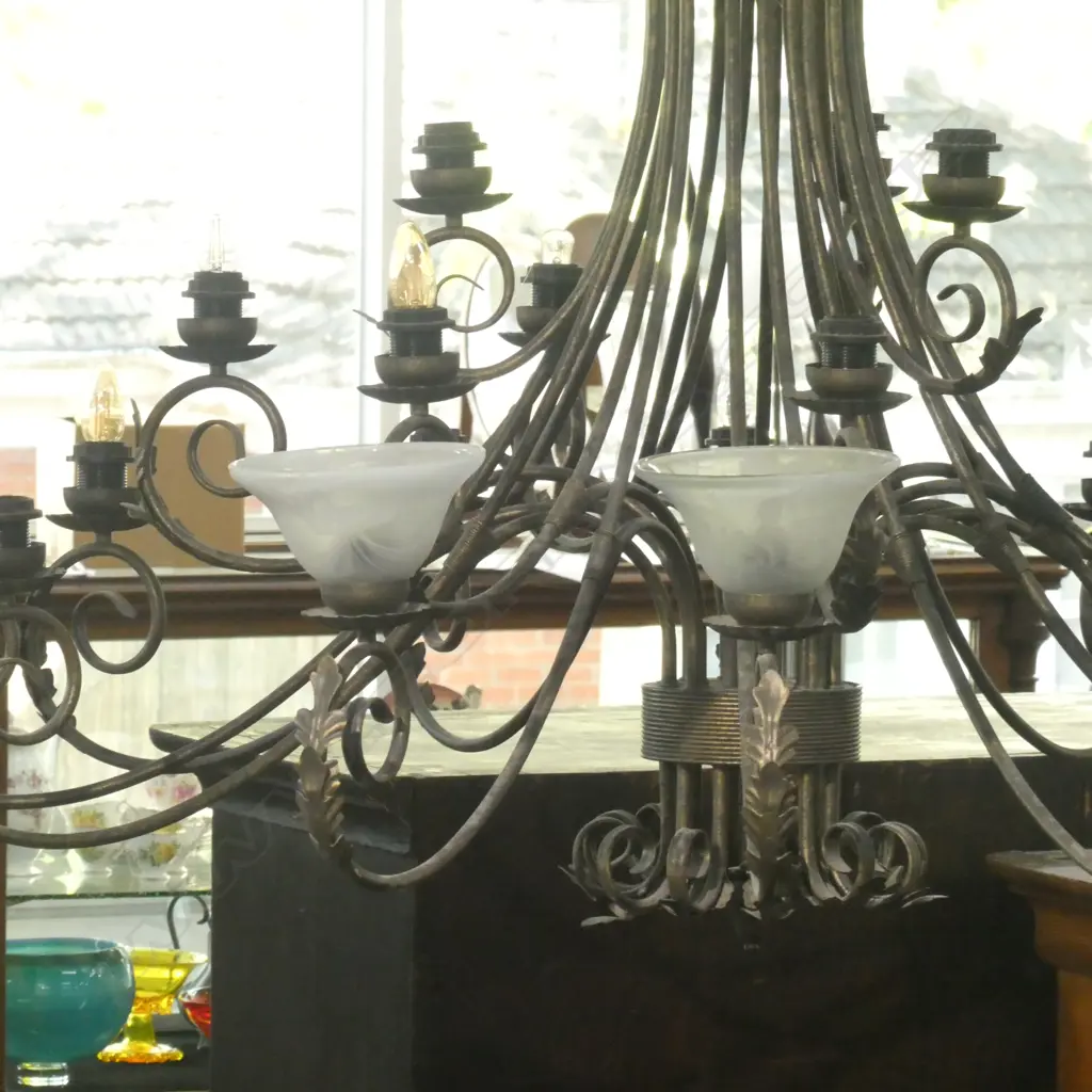 LGE METAL CHANDELIER MULTI BRANCH 21 LIGHT Image 1++