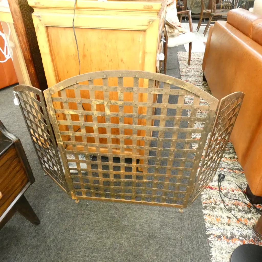 FORGED IRON FIRESCREEN H.760mm Image 1++
