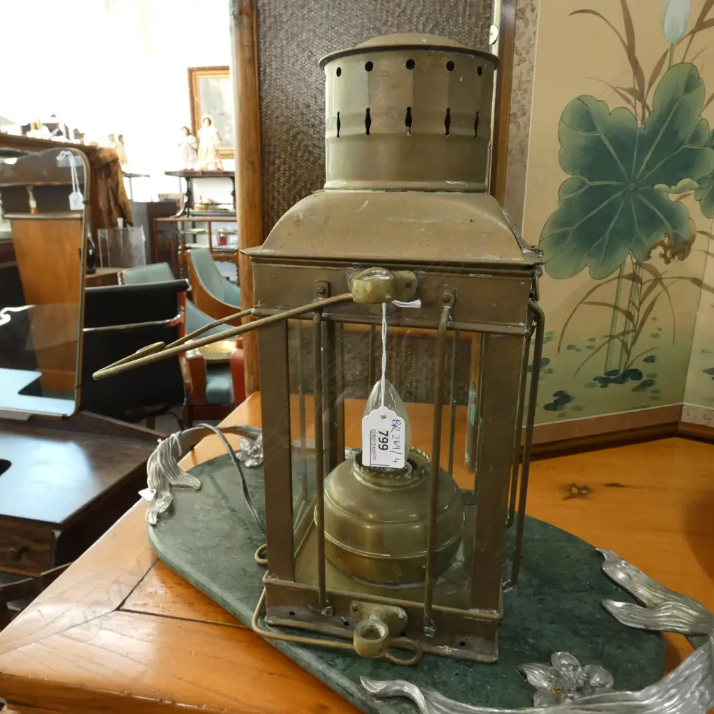 METAL LANTERN H.380mm Image 1++