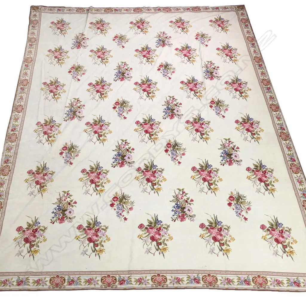 A vintage large Aubusson wall hanging Image 1++