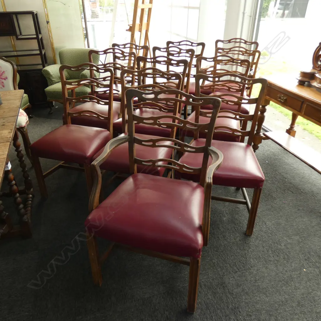 12 LADDERBACK CHAIRS... Image 1++
