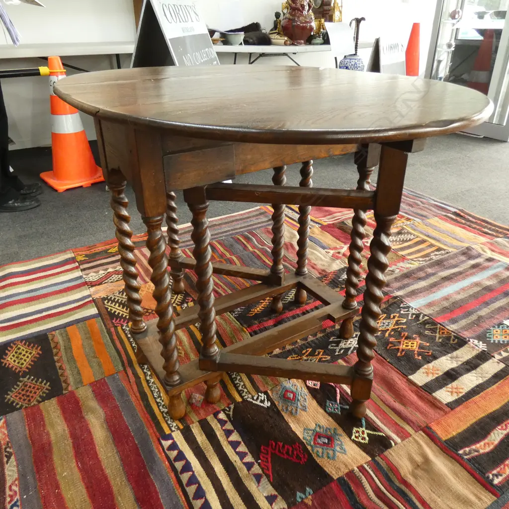 BARLEY TWIST DROPSIDE TABLE... Image 1++