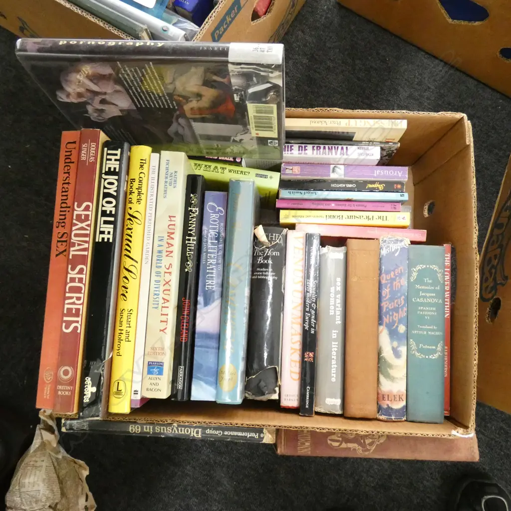 BOX OF BOOKS - EROTICA Image 1++