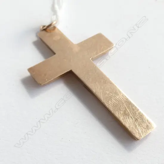 9 CT GOLD CROSS 2gm