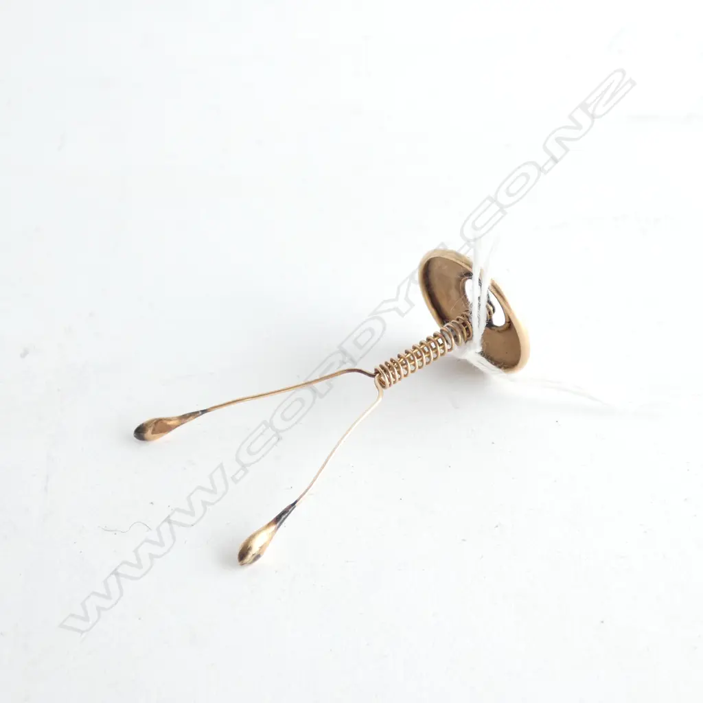 A RARE 15CT GOLD IUD 'PESSARY' VINTAGE DEVICE 3gms C1920 Image 1++