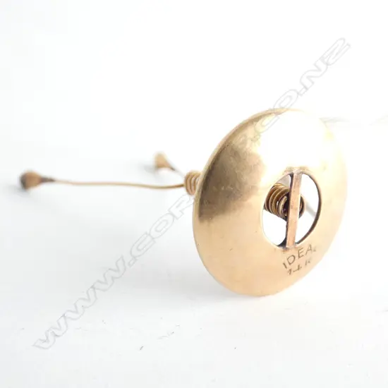 A RARE 15CT GOLD IUD 'PESSARY' VINTAGE DEVICE 3gms C1920