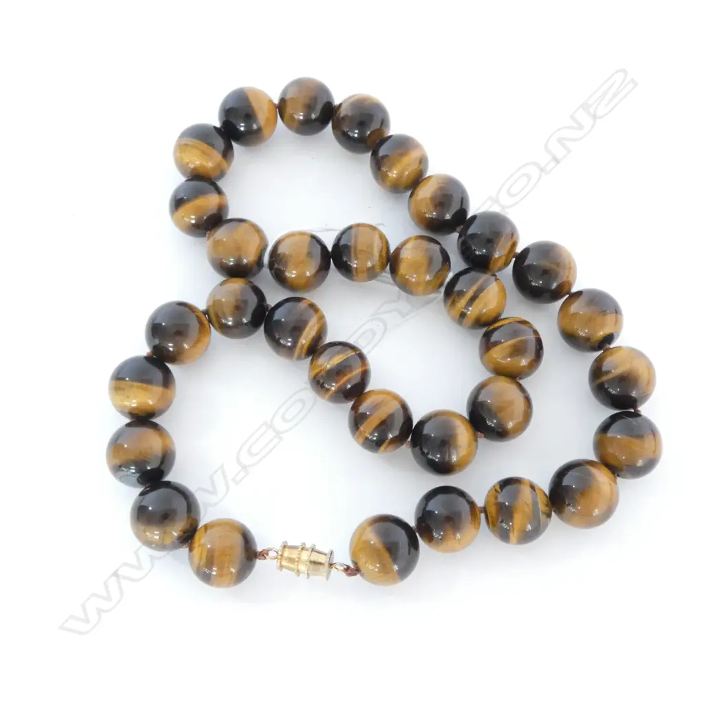 TIGERS EYE NECKLACE  Image 1++
