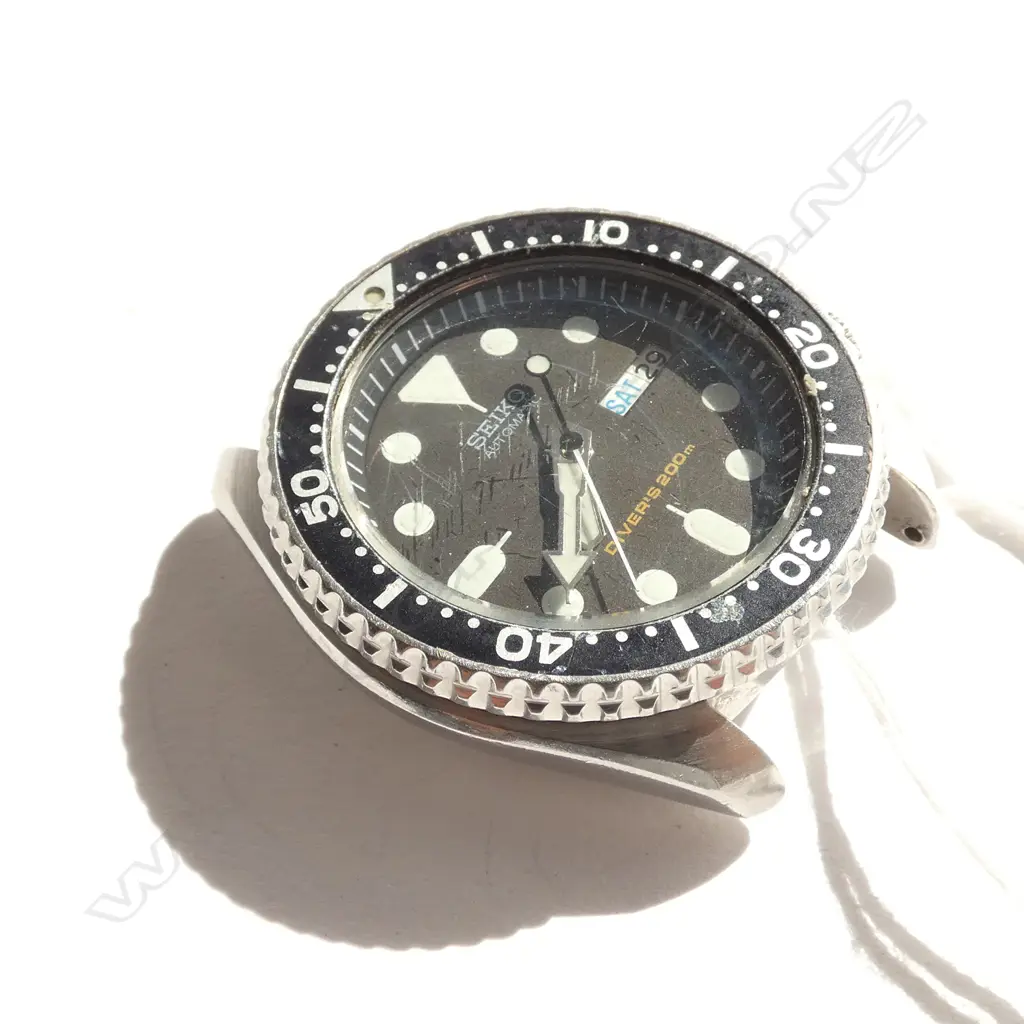 (0050) SEIKO AUTOMATIC DIVER'S WATCH '200M' WORKING Image 1++