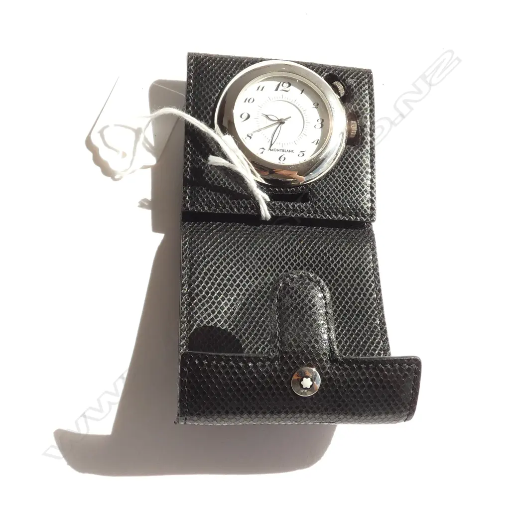 MONT BLANC TRAVELLING CLOCK WORKS Image 1++
