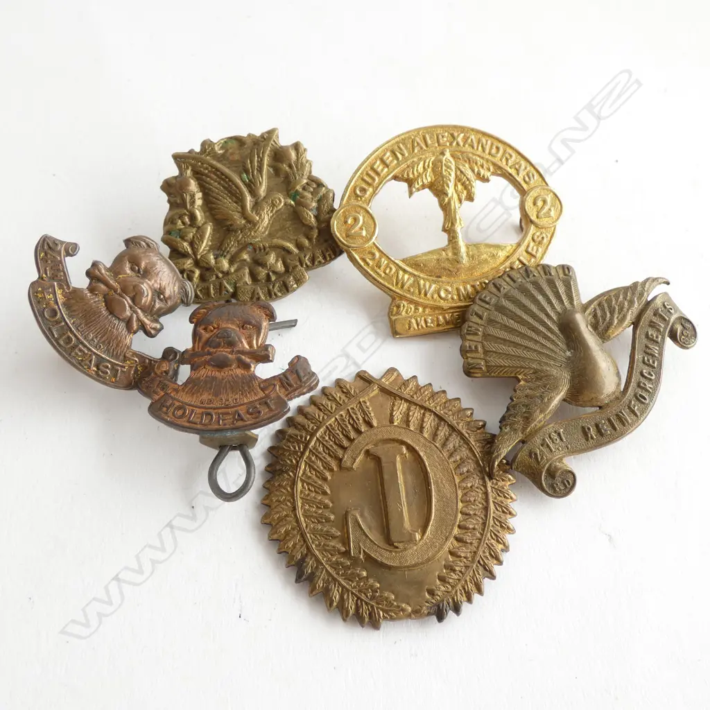 6 NZ WAR MEDALS; REGIMENTS 24th, 21st ETC Image 1++