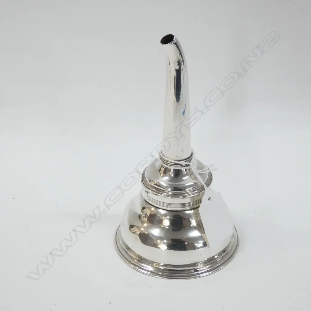 GEORGIAN STG SILVER WINE FUNNEL LONDON 1799 H.150mm Image 1++
