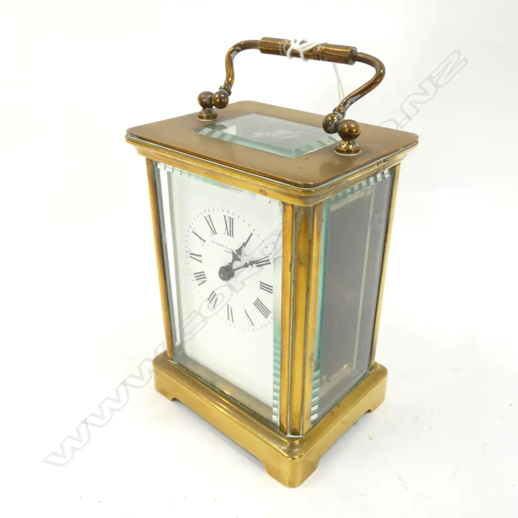 BRASS CARRIAGE CLOCK - H110MM Image 1++