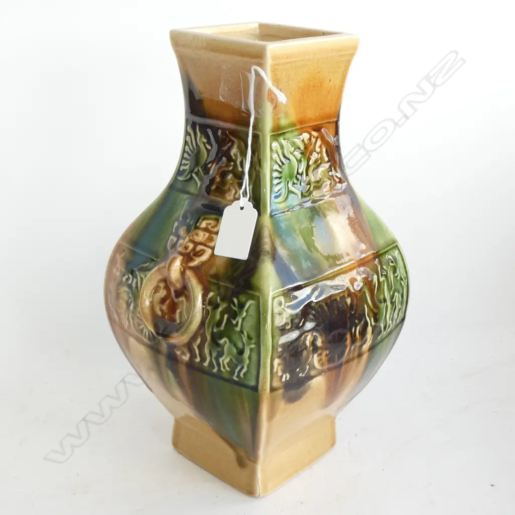 ORIENTAL GLAZED VASE H.300mm Image 1++