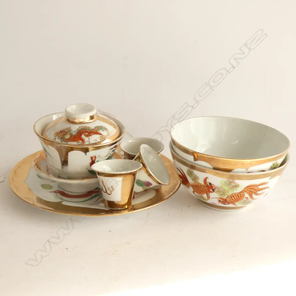 8 PCE CHINESE TEA SET Image 1++