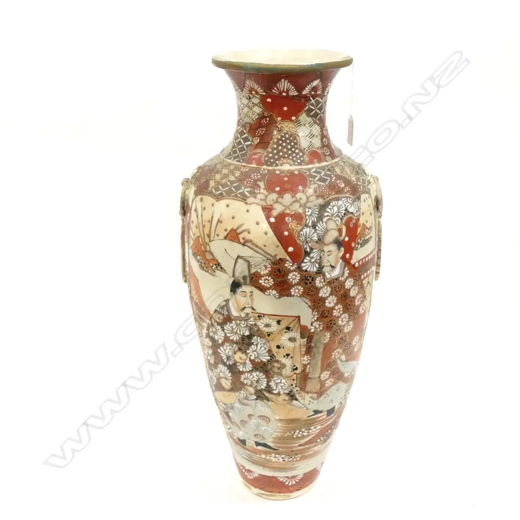 LARGE SATSUMA VASE - REPAIRED 61 cm High Image 1++
