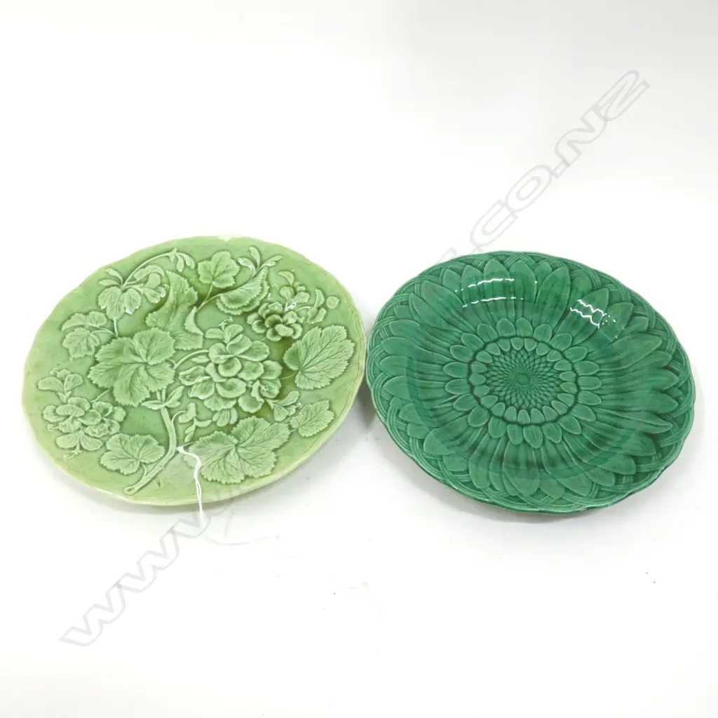 PR MAJOLICA PLATES - LARGEST DIA 230MM 1 CIRCA 1875 Image 1++